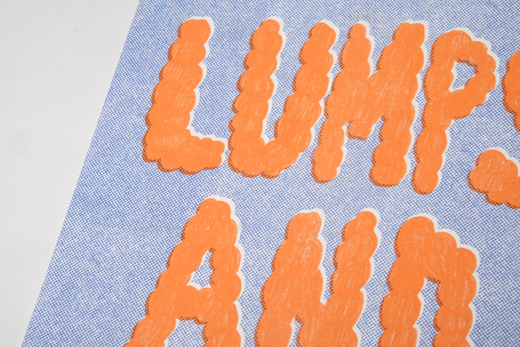 Lumps And Bumps - poster zine / loose prints