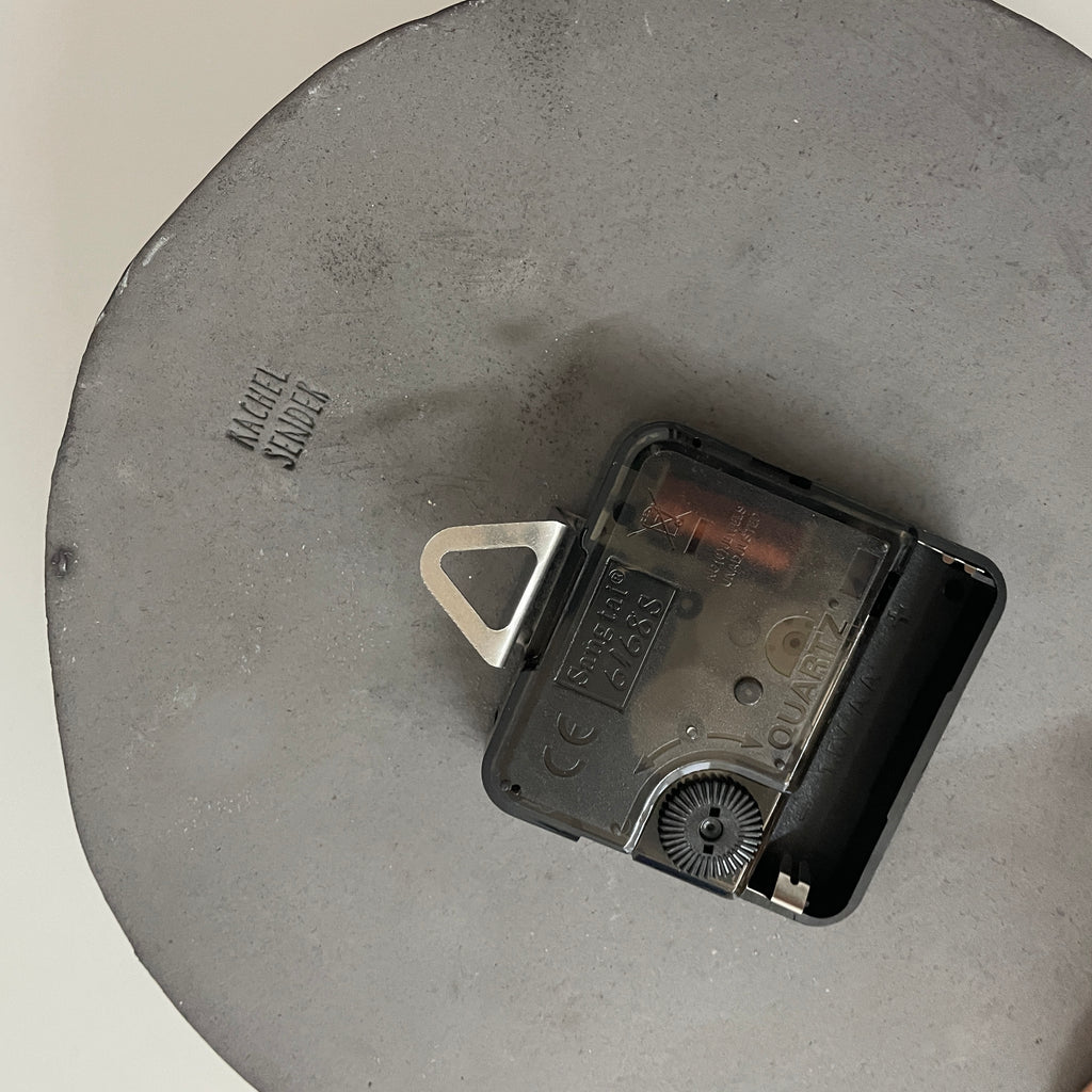 Slipping Away Clock - black, small