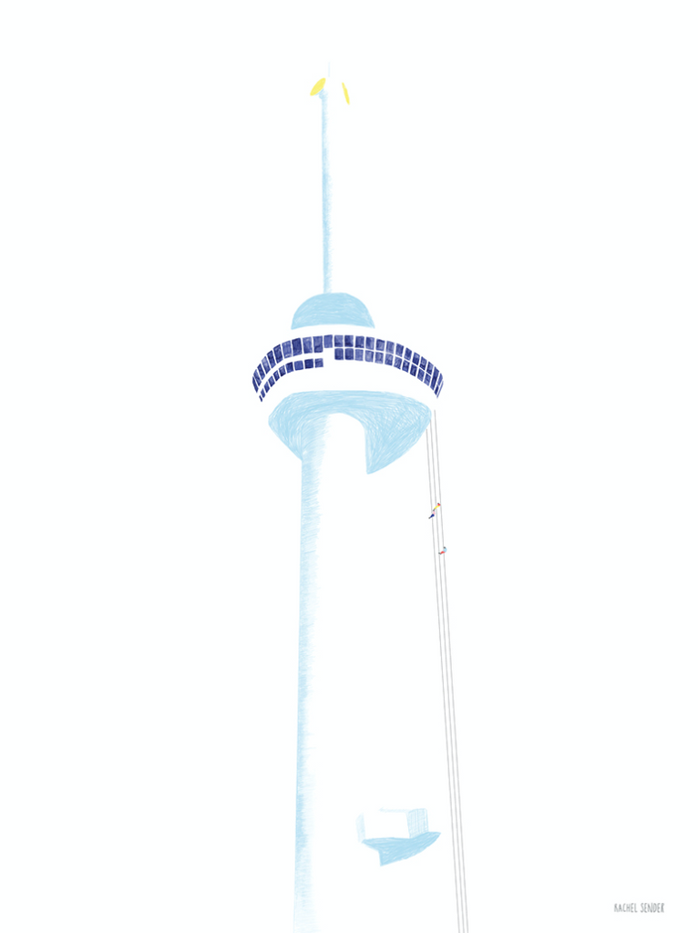 Euromast - Rotterdam - A3 Print
